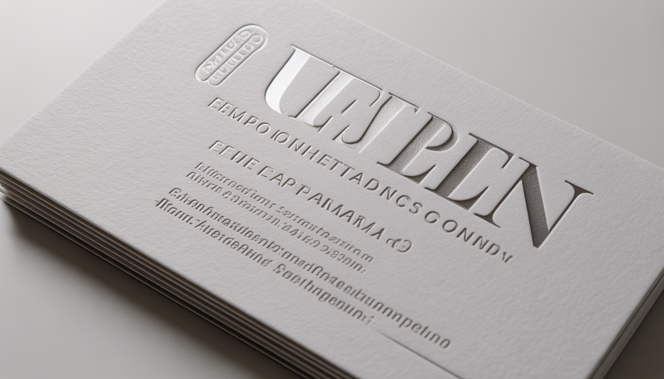 Custom designed business cards